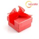 Výprodej - Dárková krabička 48x48x30mm, červená
