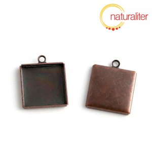 Lůžko čtverec 16x16mm staroměď Lůžko čtverec 16x16mm staroměď