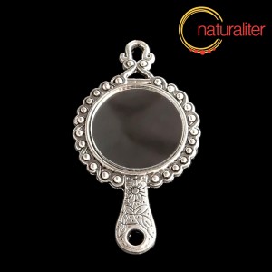Zrcátko - přívěsek starostříbro 70x38mm Zrcátko - přívěsek starostříbro 70x38mm