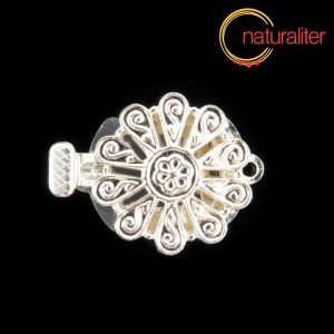 Záponka jednořadá 20x15mm, postříbřená Záponka jednořadá 20x15mm, postříbřená