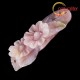 Květiny - růžový opál - přívěsek 37x26mm