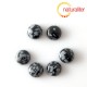 Vločkový obsidián kabošon 10mm