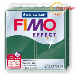 FIMO Effect 58 - tmavě zelená (opál) metalická 56g FIMO Effect 58 - tmavě zelená (opál) metalická 56g