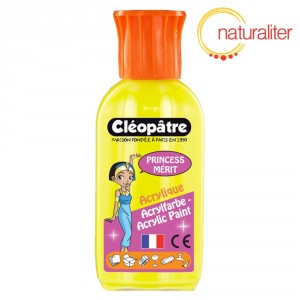 Akrylová barva Cléopatre Princess Mérit žlutá základní 55ml Akrylová barva Cléopatre Princess Mérit žlutá základní 55ml