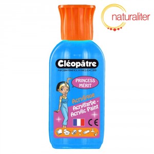 Akrylová barva Cléopatre Princess Mérit modrá neonová 55ml Akrylová barva Cléopatre Princess Mérit modrá neonová 55ml