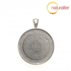 Lůžko kruh 30mm platinová barva, hluboké, 2.jakost Lůžko kruh 30mm platinová barva, hluboké, 2.jakost