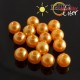 Voskované perly, oranžové, 8mm, 50ks