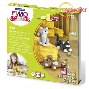 Sada FIMO kids form&play - Kočky