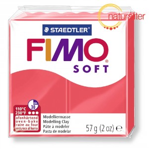 Výprodej - FIMO Soft 40 - červená plameňák 57g Výprodej - FIMO Soft 40 - červená plameňák 57g