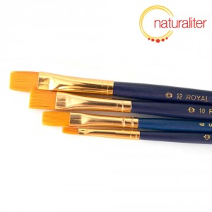Štětec plochý zlatý taklon Royal&Langnickel č. 2 Štětec plochý zlatý taklon Royal&Langnickel č. 2