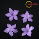 Květina akrylová - lilie 27mm fialová, 4ks