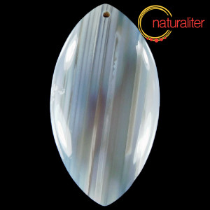 Chalcedon - př&iacute;věsek 54x29mm