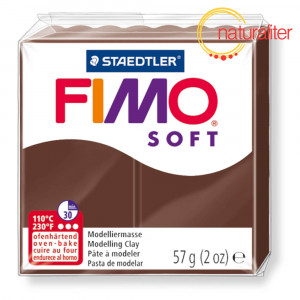 Výprodej - FIMO Soft 75 - tmavě hnědá čokoládová 57g Výprodej - FIMO Soft 75 - tmavě hnědá čokoládová 57g