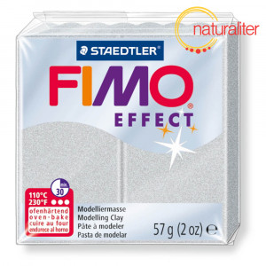Výprodej - FIMO Effect 81 - stříbrná metalická 57g