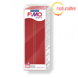 Výprodej - FIMO Soft 2 - vánoční červená, velké balení 350g Výprodej - FIMO Soft 2 - vánoční červená, velké balení 350g