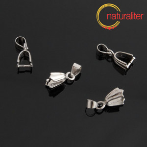 Šlupna s prolisy 13x5mm, platinová barva, 2ks Šlupna s prolisy 13x5mm, platinová barva, 2ks