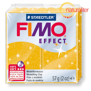 Výprodej - FIMO Effect 112 - zlatá se třpytkami 57g Výprodej - FIMO Effect 112 - zlatá se třpytkami 57g