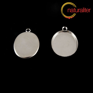 Lůžko ovál 20x15mm poplatinované Lůžko ovál 20x15mm poplatinované
