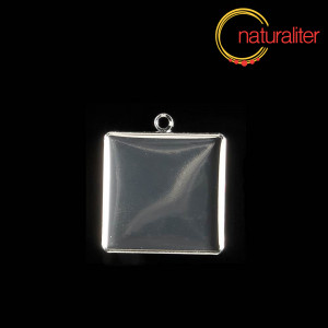 Lůžko čtverec 20x20mm postříbřené Lůžko čtverec 20x20mm postříbřené