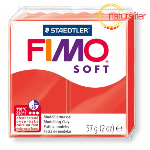 Výprodej - FIMO Soft 24 - červená 57g Výprodej - FIMO Soft 24 - červená 57g