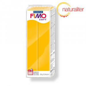 V&yacute;prodej - FIMO Soft 16 - tmavě žlut&aacute; slunečnicov&aacute;, velk&eacute; balen&iacute; 350g