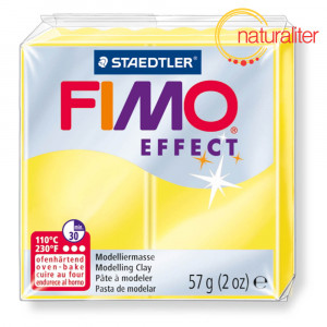 Výprodej - FIMO Effect 104 - žlutá transparentní 57g