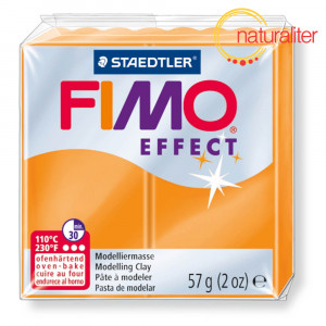 Výprodej - FIMO Effect 404 - oranžová transparentní 56g