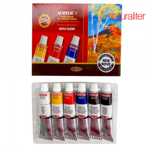 Výprodej - Sada akrylových barev Koh-i-noor Acrylic 6x16ml