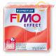 Výprodej - FIMO Effect 204 - červená transparentní 57g