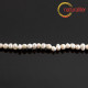 Říční perly bramborové bílé, drobné 2,5-3mm, návlek 34cm