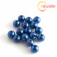 Voskované perly, tmavě modré, 6mm, 50ks