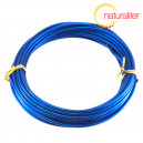 Hliníkový drát modrá barva, 2,5mm x 5m