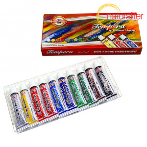 Výprodej - Sada temperových barev Koh-i-noor 10x10ml Výprodej - Sada temperových barev Koh-i-noor 10x10ml