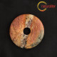 Jaspis Red Creek - zdobený donut 49mm