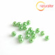 Voskované perly, světle zelené, 4mm, 100ks