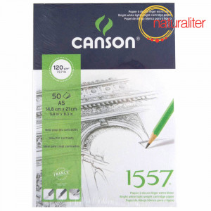 Skicák Canson 1557 - A5 120g/m², 50 archů