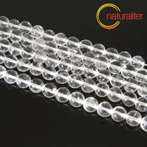 Křišťál - korálky 8mm, návlek 37cm