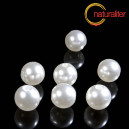 Voskované perly, bílé, 10mm, 20ks