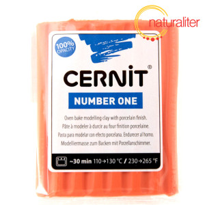 Výprodej - CERNIT Number One 754 - korálová červená 56g