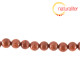 Goldstone, aventurínové sklo zlaté - korálky 8mm, návlek 36cm