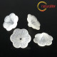 Květina akrylová - petunie 20mm bílá, 4ks