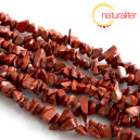 Jaspis červený - zlomky, návlek 90cm