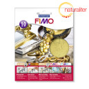 Kovové plátky zlaté FIMO 10ks