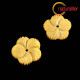 Výprodej - Perleťový květ 24mm žlutý