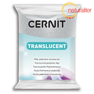 CERNIT Translucent 080 - stříbrná se třpytkami 56g