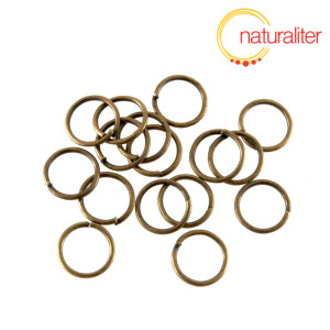 Spojovací kroužky 8x0,8mm starobronz, 50ks Spojovací kroužky 8x0,8mm starobronz, 50ks