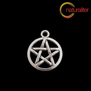 Trámcový pentagram - přívěsek starostříbro 20x17mm Trámcový pentagram - přívěsek starostříbro 20x17mm