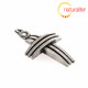 Výprodej - Křížek - přívěsek starostříbro 33x19mm