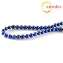 Lapis lazuli korálky, 4 mm, návlek 19 cm