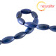 Lapis lazuli - dlouhé korálky 16x8mm, návlek 39 cm